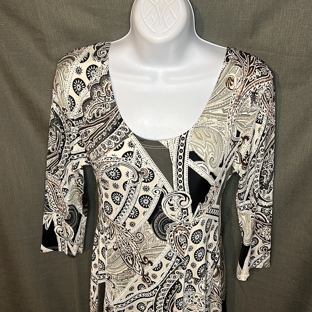 Joy’s Paris Long Sleeve Mini Dress, size Small/Medium - Picture 2 of 8